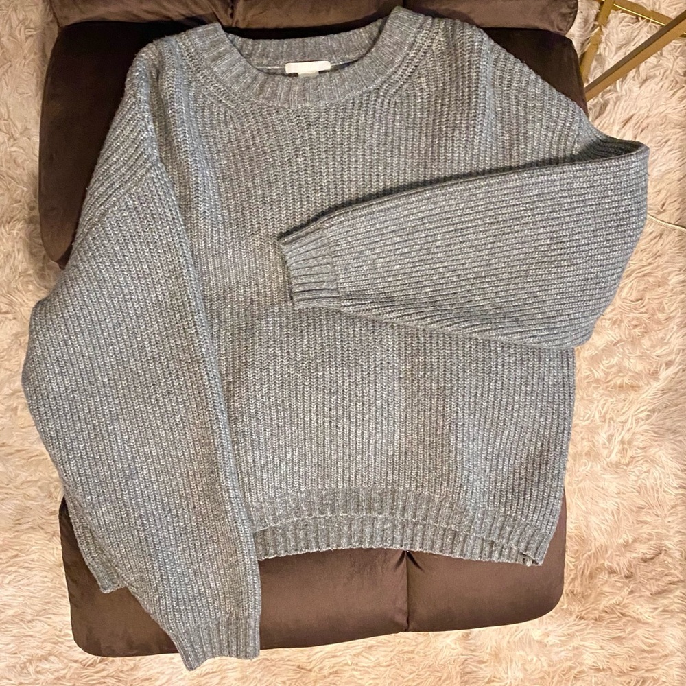 H&M Grey Oversized Sweater
